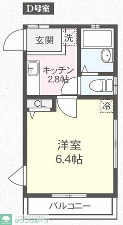 アボットKの物件間取画像